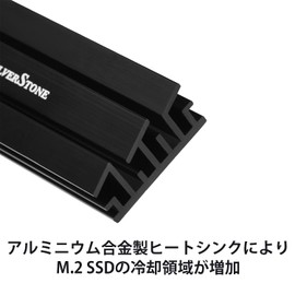 Silver Stone SST-TP02-M2 Heatsink TP02 Compatible with M.2 Aluminum Alloy Heat Transfer Pad Included