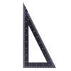 Carpenter Triangle Ruler 30/60 Degree Black for Architects Engineers (120