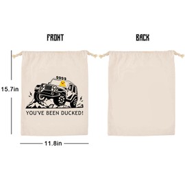 Aievlinkr You've Been Ducked, bolsa de pato de goma con cordón, bolsa de pato, bolsa de pato de goma, gran regalo para cualquier entusiasta de pato