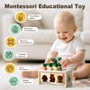 Joyreal 8-in-1 Montessori Tissue Box Toy for Baby 12 Months