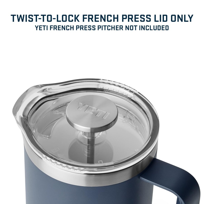 YETI Rambler 34 oz Twist-To-Lock French Press Accessory Lid with