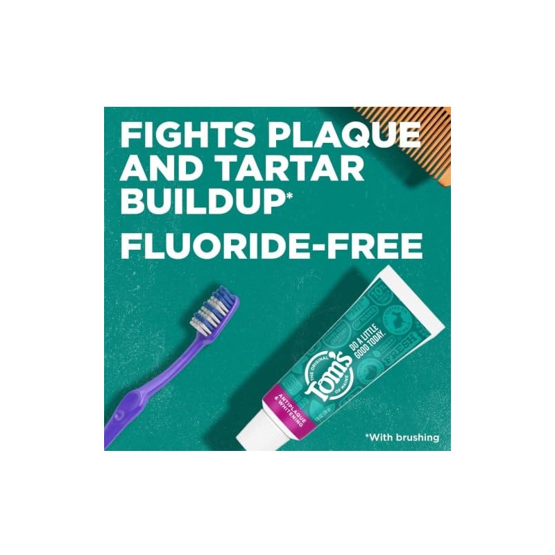 Tom's of Maine Antiplaque Tartar Control plus Whitening Toothpaste Trial