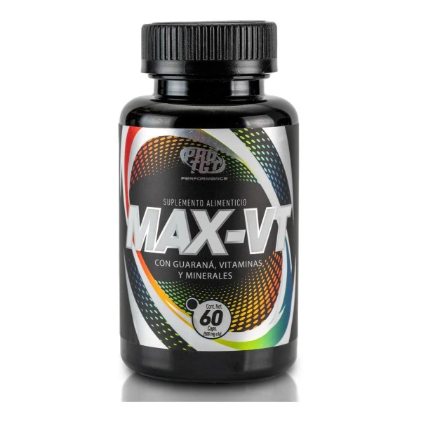 Max Vt Multivitaminico 60 Cápsulas Guaraná Protgt