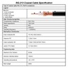 urcianow RG213 Coaxial Cable 5Meters Low Loss RG213 Coax Cable