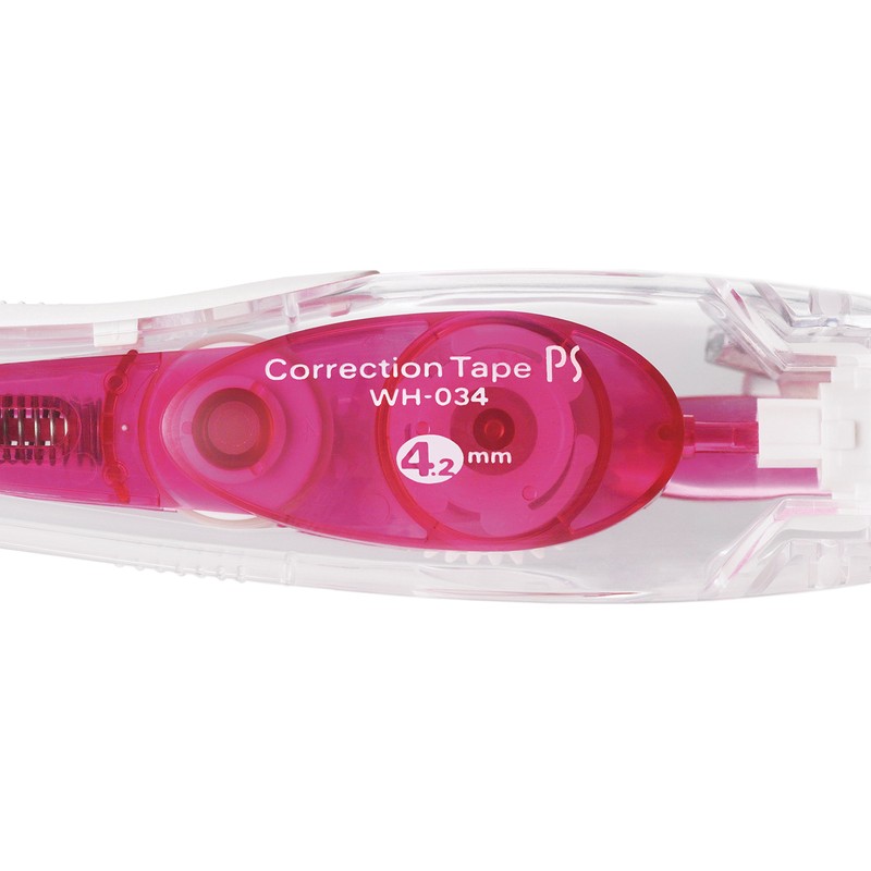 PLUS Japan, Correction Roller Penstyle in Pink, 1 Piece Pack