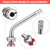 MAQUITA 10pcs TR545D Truck Tire Valve Stems - 60 Degree