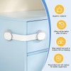 SAFELON 6 PCS Child Safety Locks, Cupboards Straps Locks, Baby