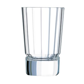 CRISTAL D'ARQUES Macassar Glasses, Kwarx, Transparent, 16.4 x 11 x 9.6 cm