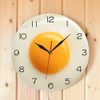 Giilayky Fried Egg Poached Egg Wall Clock Egg Yolk Clock