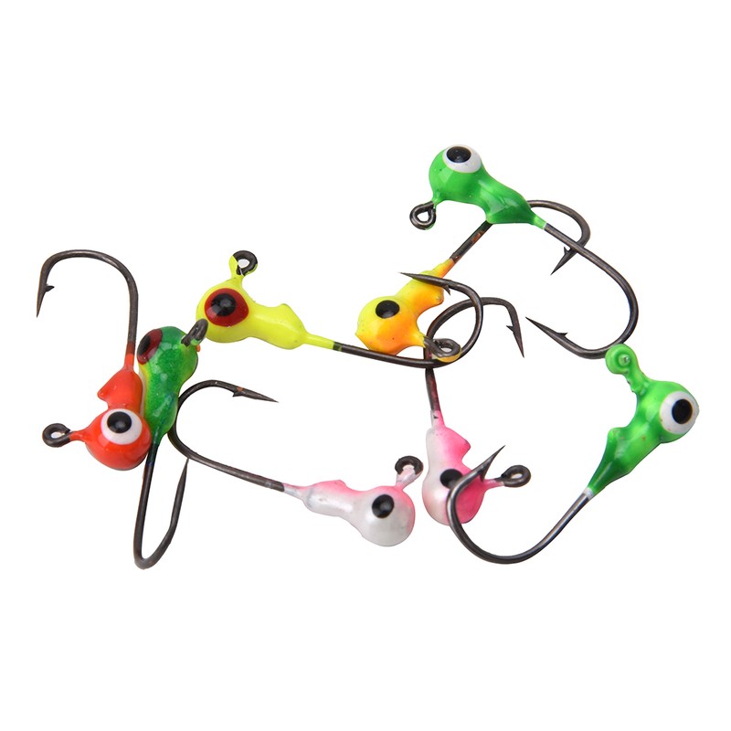 50PCS 2cm/1g Durable Metal Fishing Hooks with Sharp Barb Hook