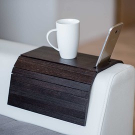 Sofa arm Tray Table Wood Couch arm Tray Protectors Over armrest Table Sofa Table Coaster Sofa Tray (Color. 5.)