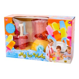 PlayGo My Ice Works 4 Set Shaped ICES Form with ICES Sticks Included Pretend Play for Toddlers & Kids (6315)