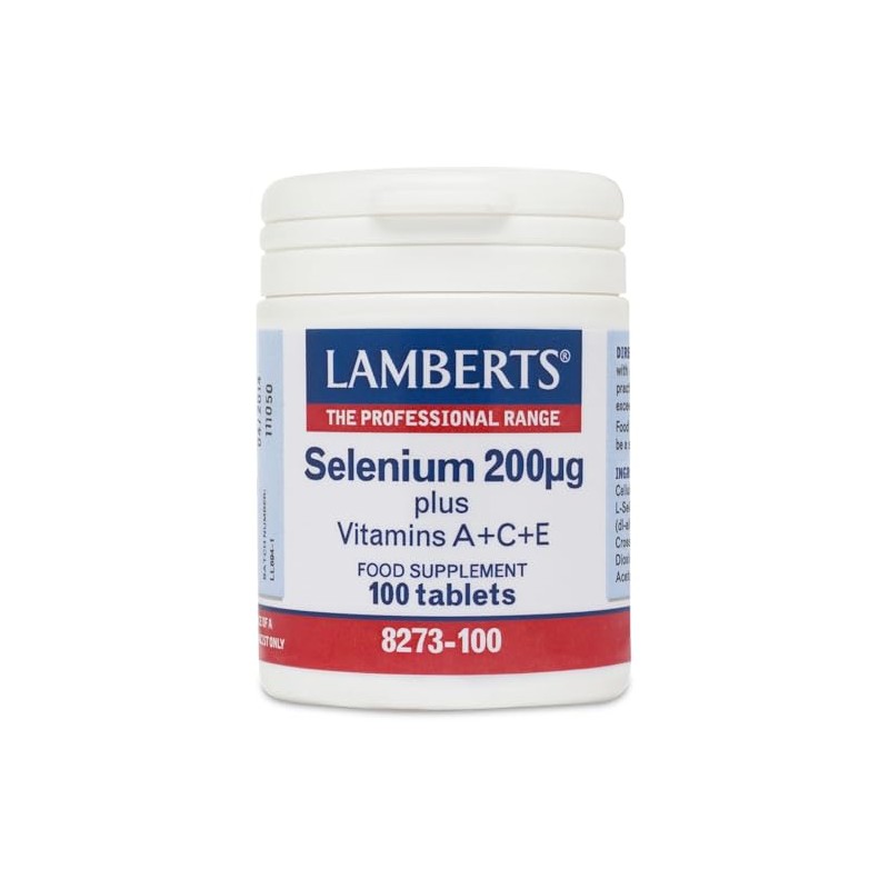 Lamberts Selenium 200µg A+C+E (One A Day Formula) 100 Tablets