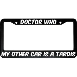 MCMP Doctor Who My Other Car Is A Tardis Aluminum Car License Plate Frame