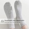 FIXPURY 6 Pairs Thin Ankle Socks for Men and Women,