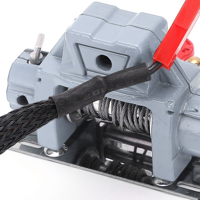 RC Automatic Winch and Wireless Remote Controller Receiver Simulation for