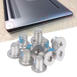 CARISSETT 10pcs Laptop Bottom Case Screws For XPS13 15 9343 9350 9360 9550 9560 5510 Fix For Loose Or Bottom Case