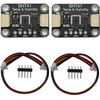2PCS SHT41 Temperature Humidity Sensor Module, I2C, ±0.2℃ Precision, Temp/RH,