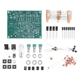 High Sensitivity DIY Kit 118-136MHz AM Aviation Radio Receiver with Band-Pass Filter VHF Antenna 12V for Aircraft Tower Within 190km