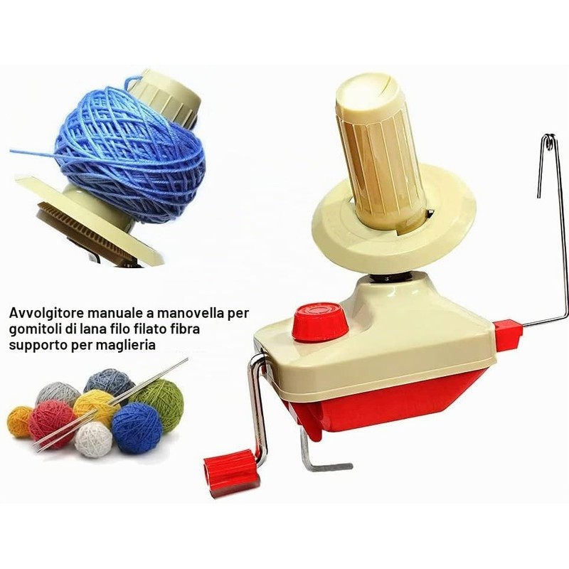 Avvolgitore per palline di filato, avvolgitore manuale per lana a