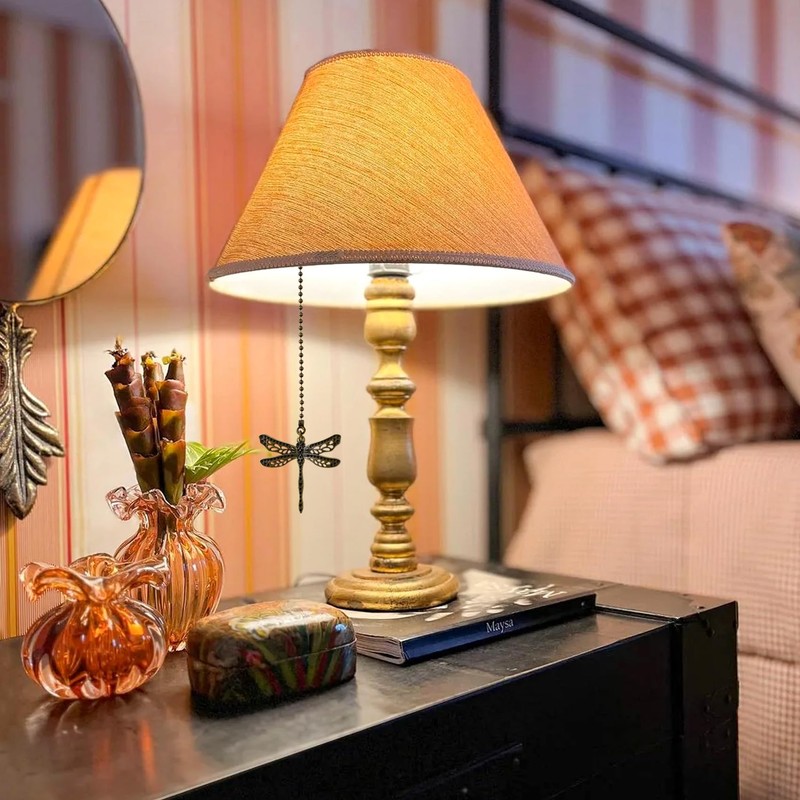 Bronze Ceiling Fan Pull Chain Extender Decorative, 2Pcs Butterfly and