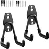 Pack of 2 Wall Hooks, Garage Hooks, Heavy Iron Wall