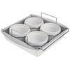 Chicago Metallic Professional 6-Piece Creme Brulee Set with 4 Porcelain