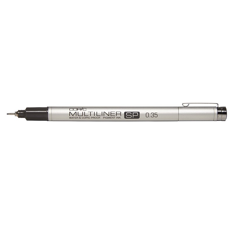 Copic Multiliner SP Black Ink Marker, 0.35 Tip