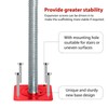 4 Pack 18“ Adjustable Leveling Jack Galvanized Solid Screw Jacks