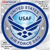 ProSticker 433V (One) United States Air Force Dad USAF Decal