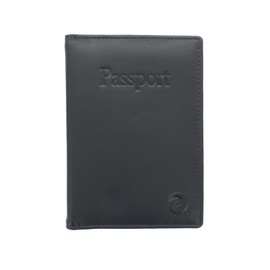 Mala Leather ORIGIN Collection Passport Holder With RFID Protection 214_5 Navy