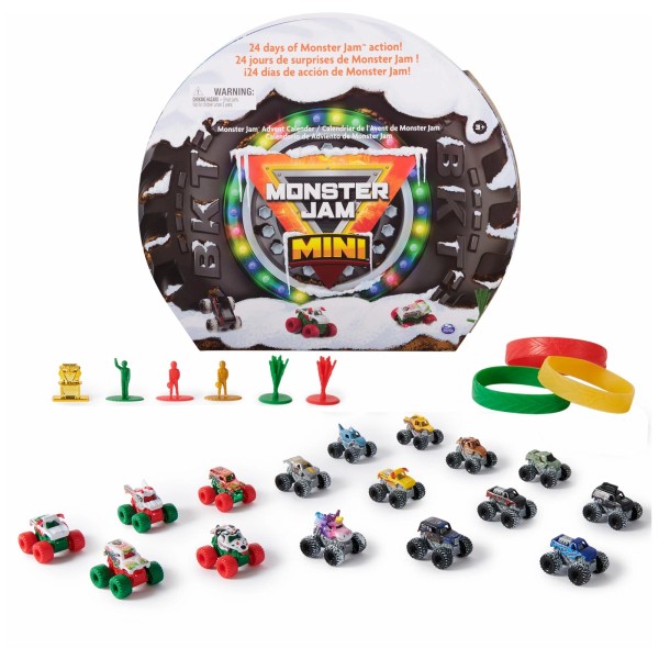 Monster Jam New Best Jam Mini Holiday 2024 Advent Calendar