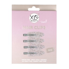 XOBEAUTY ALL DAY ROSÉ HAIR CLIPS (4 PACK), xoBeauty