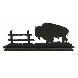 Innovative Fabricators, Inc. Bison Buffalo & Fence Mailbox Topper