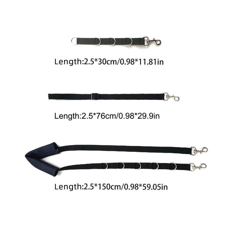 Pet care restraint belly belt, adjustable bath restraint loop, dog