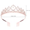 Birthday Queen Sash & Rhinestone Tiara - Rose Gold Birthday