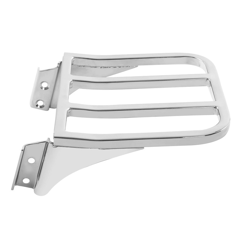 TCT-MT Motorcycle Chrome Sissy Bar Backrest Luggage Rack Rear Carrier