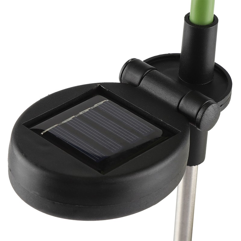 Solar Power LED Camellia Flower Light for Outdoor Yard Garden