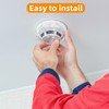 Cididu 100 Pack Smoke Detector Cover, Plastic Fire Alarm Cover