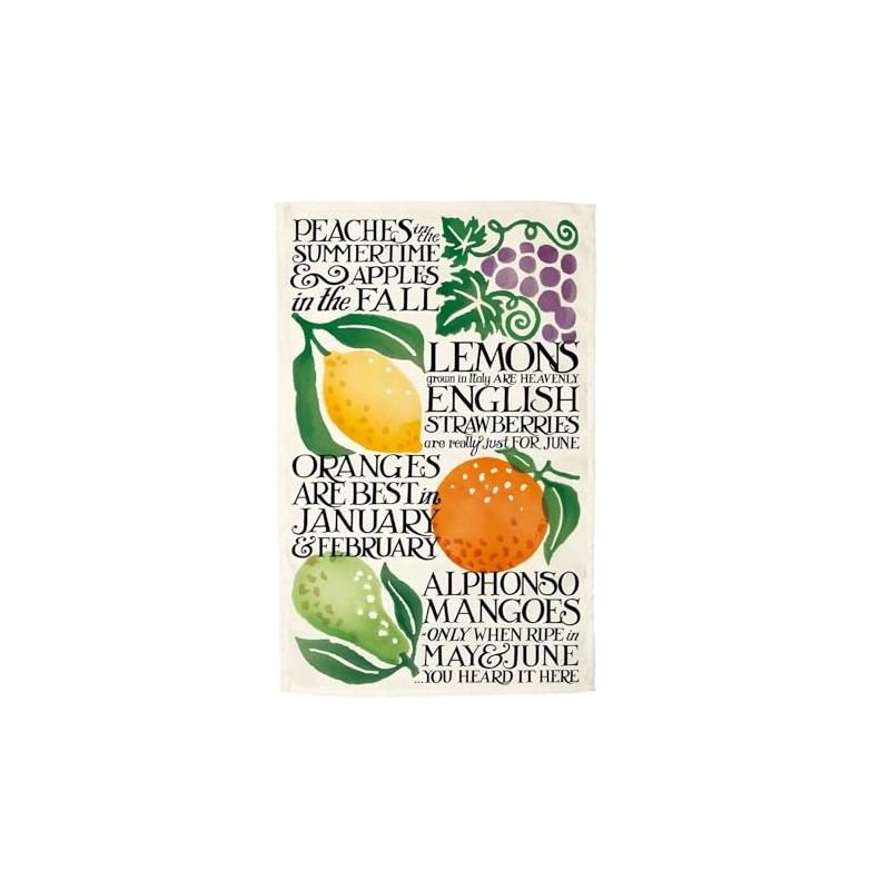 Emma Bridgewater Black Toast Fruits Tea Towel