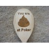 FastCraft NEW ENGRAVED POKER WOODEN SPOON LOSER LAST BOOBY PRIZE