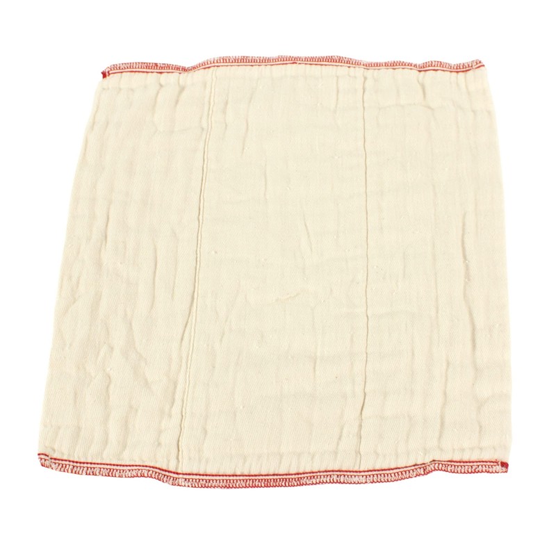OsoCozy Better Fit Unbleached Prefold Cloth Diapers -100% Cotton, Gauze