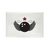 CafePress Winged Bowling Ball Magnets Rectangle Magnet (100 pack)