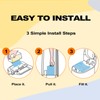 Diaper Pail Refills Bags Compatible with Genie Easy Roll Signature