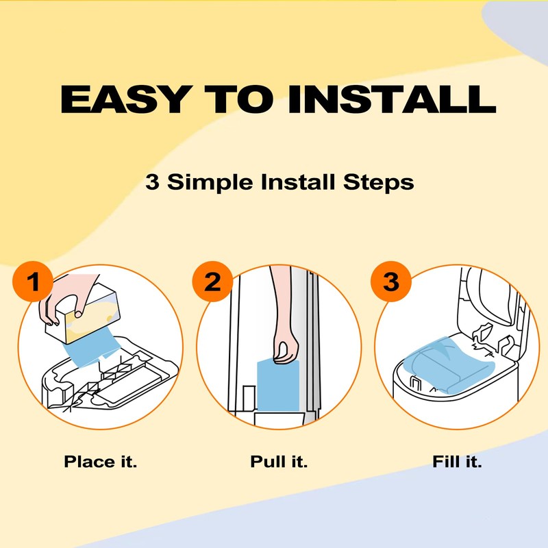 Diaper Pail Refills Bags Compatible with Genie Easy Roll Signature