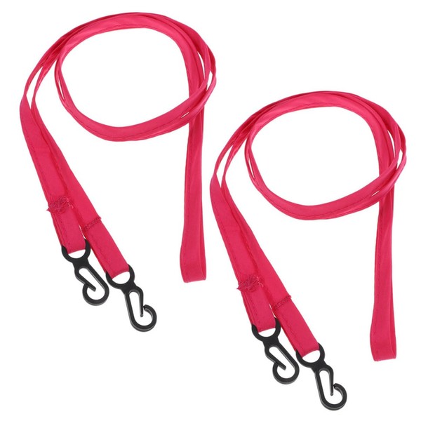 SEWACC 2pcs Mitten Clips Lanyard for Glove Holders Neck Strap