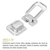 METALLIXITY Toggle Catch Lock (48mm x 32mm), Iron Hasp Latches