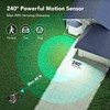 OREiN 4500LM/30W Flood Lights Outdoor, 240°/40FT Motion Sensor Outdoor Lights