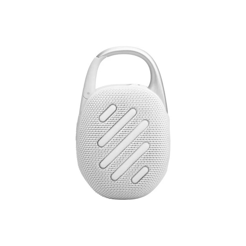JBL Clip 5 Portable Waterproof Wireless Speaker (White)