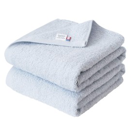 Broome Imabari Towel, Certified, Fleur Towel, Soft, Absorbent, Quick Drying, Easy to Use, Thin, Made in Japan (Fuji, Set of 2 Bath Towels)